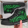 Hawaii High Top Shoes - Green Tentacle Turtle 3