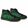 Hawaii High Top Shoes - Green Tentacle Turtle 5