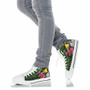 Tokelau High Top Shoes - Turtle Plumeria Banana Leaf 9