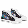 Marshall Islands High Top Shoes - Plumeria Flowers Style 8