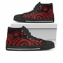 Samoa High Top Shoes - Red Tentacle Turtle 1