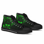 Marshall Islands High Top Shoes - Cross Style Green Color 4