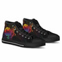 Tahiti High Top Shoes - Butterfly Polynesian Style 4