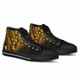 Kosrae State High Top Shoes - Cross Style Gold Color 4