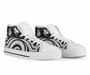 New Caledonia High Top Canvas Shoes - White Tentacle Turtle 7
