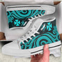 Wallis and Futuna High Top Shoes - Turquoise Tentacle Turtle 9