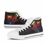 Tuvalu High Top Shoes - Butterfly Polynesian Style 10