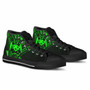 Tonga High Top Shoes - Cross Style Green Color 4