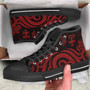 Fiji High Top Shoes - Red Tentacle Turtle 2