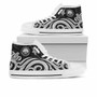 Federated States of Micronesia High Top Shoes - White Tentacle Turtle 6