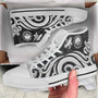 Federated States of Micronesia High Top Shoes - White Tentacle Turtle 7