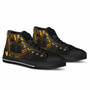 Tokelau High Top Shoes - Cross Style Gold Color 4