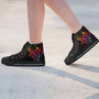 Kosrae State High Top Shoes - Butterfly Polynesian Style 3