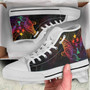 Kosrae State High Top Shoes - Butterfly Polynesian Style 7