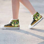 Nauru High Top Shoes - Polynesian Gold Patterns Collection 9