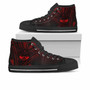 Marshall Islands High Top Shoes - Cross Style Red Color 1