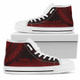 Marshall Islands High Top Shoes - Polynesian Red Chief Version 1