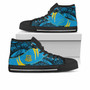 Tuvalu High Top Shoes - Symmetrical Lines 1