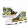 Northern Mariana Islands High Top Shoes - Polynesian Gold Patterns Collection 10