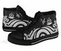 Vanuatu High Top Canvas Shoes - White Tentacle Turtle 3