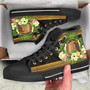 Tokelau High Top Shoes - Polynesian Gold Patterns Collection 2