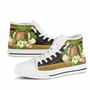 Tokelau High Top Shoes - Polynesian Gold Patterns Collection 10