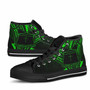 Tokelau High Top Shoes - Cross Style Green Color 5