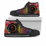 Chuuk State High Top Shoes - Tropical Hippie Style 1