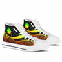 Nauru Custom Personalised High Top Shoes Reggae - Polynesian Tentacle Tribal Pattern 6