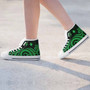 Marshall Islands High Top Shoes - Green Tentacle Turtle 6