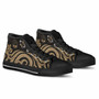 Marshall Islands High Top Shoes - Gold Tentacle Turtle Crest  5