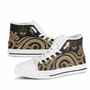 Marshall Islands High Top Shoes - Gold Tentacle Turtle Crest  6