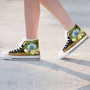 Federated States of Micronesia High Top Shoes - Polynesian Gold Patterns Collection 9