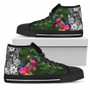 New Caledonia High Top Shoes - Turtle Plumeria Banana Leaf Crest 1