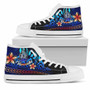 Vanuatu High Top Shoes Blue - Vintage Tribal Mountain 6