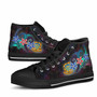 Tuvalu High Top Shoes - Plumeria Flowers Style 5