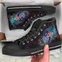 Cook Islands High Top Shoes - Plumeria Flowers Style 2