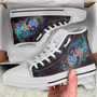 Cook Islands High Top Shoes - Plumeria Flowers Style 7