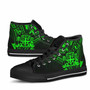 Fiji High Top Shoes - Cross Style Green Color 5