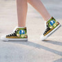 Yap State High Top Shoes - Polynesian Gold Patterns Collection 9