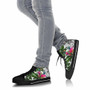 Kosrae High Top Shoes White - Turtle Plumeria Banana Leaf 4