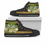 Kosrae State High Top Shoes - Polynesian Gold Patterns Collection 1