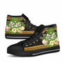 Kosrae State High Top Shoes - Polynesian Gold Patterns Collection 5
