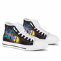 New Caledonia High Top Shoes - Plumeria Flowers Style 8