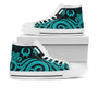 Pohnpei High Top Shoes - Turquoise Tentacle Turtle 9