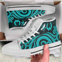 Pohnpei High Top Shoes - Turquoise Tentacle Turtle 10