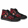 French Polynesia High Top Shoes - Symmetrical Lines 4