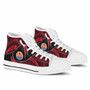 French Polynesia High Top Shoes - Symmetrical Lines 8