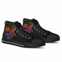 Northern Mariana Islands High Top Shoes - Butterfly Polynesian Style 4
