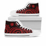Northern Mariana Islands High Top Shoes - Red Tentacle Turtle 6